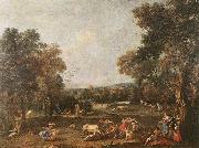 ZUCCARELLI  Francesco Bull-Hunting oil painting reproduction